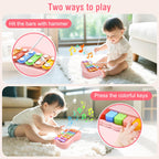 Fizzy Funs educational piano xylophone packaged beautifully as a birthday gift for girls