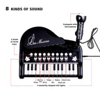 Love&Mini mini electronic keyboard musical toy showcasing the top control panel buttons