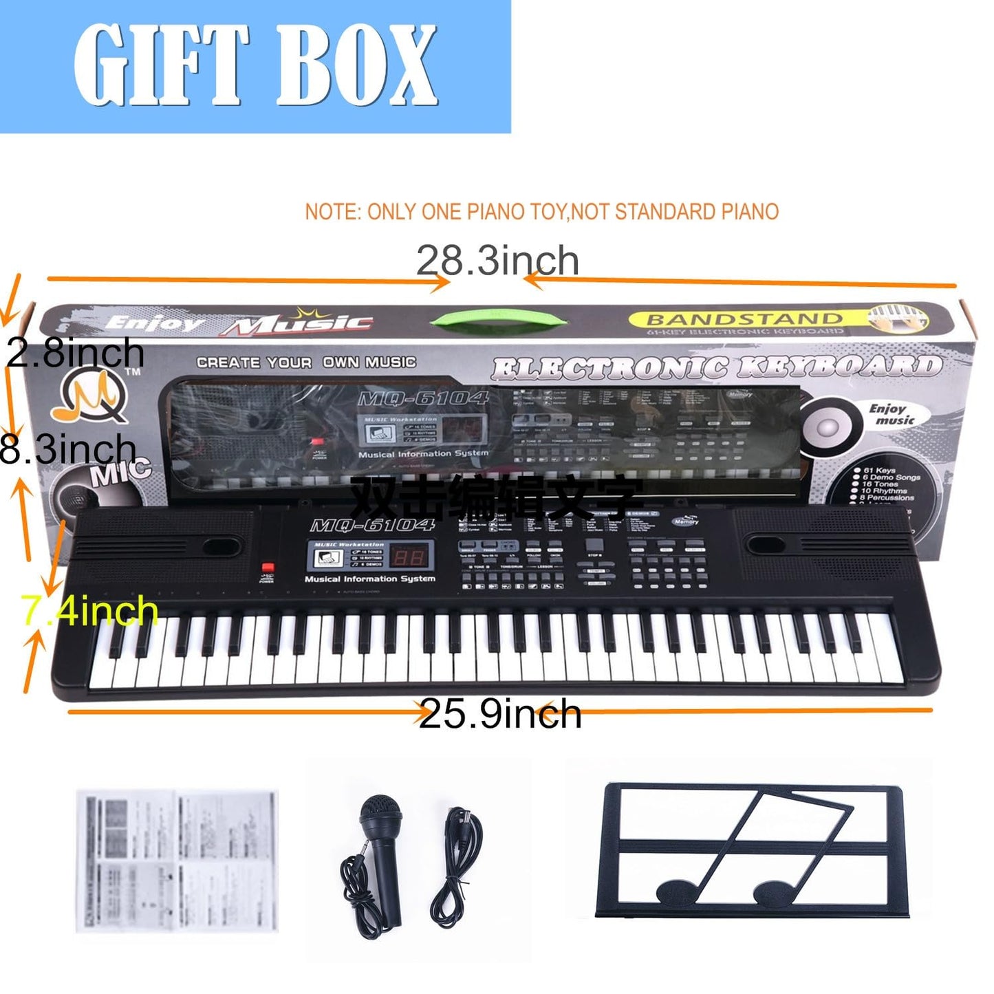 SEMART kids musical instrument toy close up view of the rhythm and timbre control panel