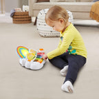 LeapFrog musical toy focusing on the selector dial for switching instrument sounds and sound effects.