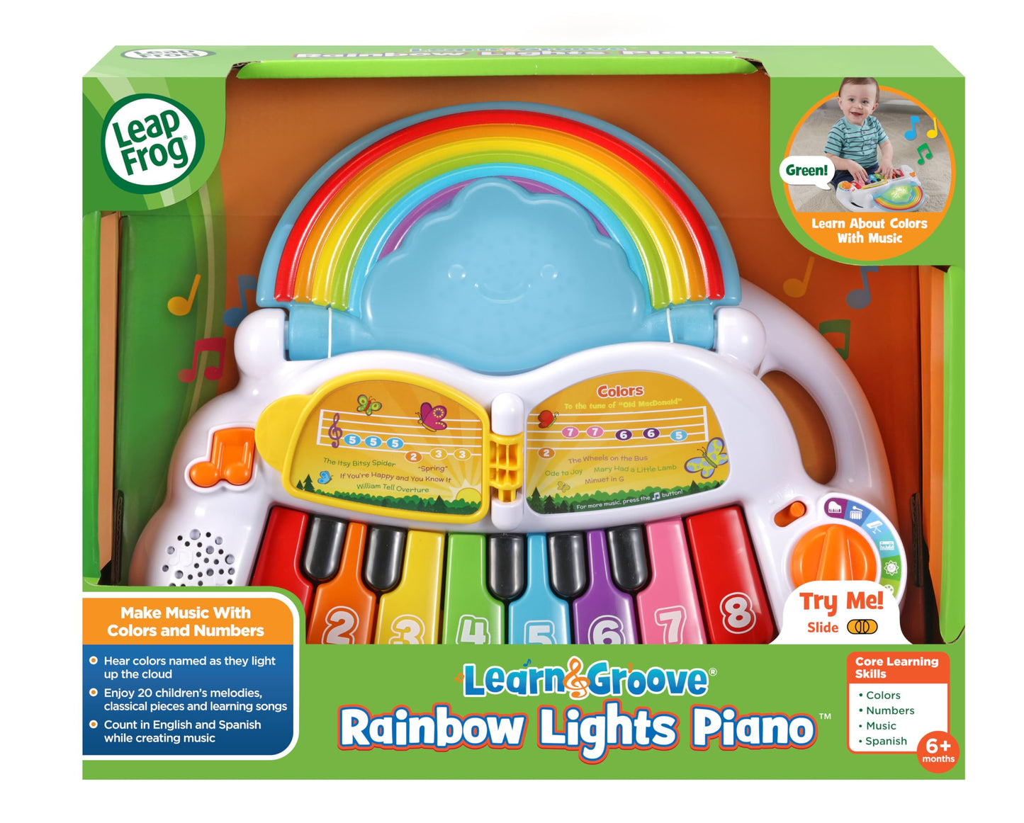 LeapFrog early learning toy packaging view showcasing the authentic imported product features.