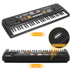 M SANMERSEN electronic musical toy keyboard showing LED screen and button panel layout