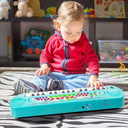 Raimy early learning electronic piano keyboard packaged in premium gift box
