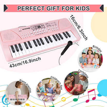 M SANMERSEN children piano highlighting chord function buttons and power port