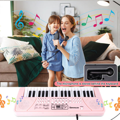 Packaging box of authentic imported M SANMERSEN kids electronic keyboard