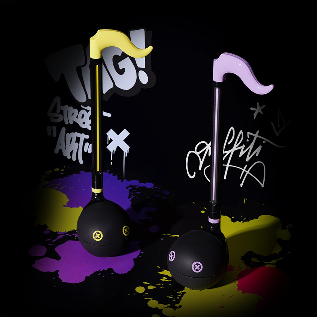 Otamatone Monster retail packaging layout showcasing the included English instructions manual