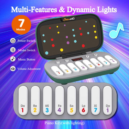 LYRZMY pocket rhythm master console showing responsive buttons for educational music games