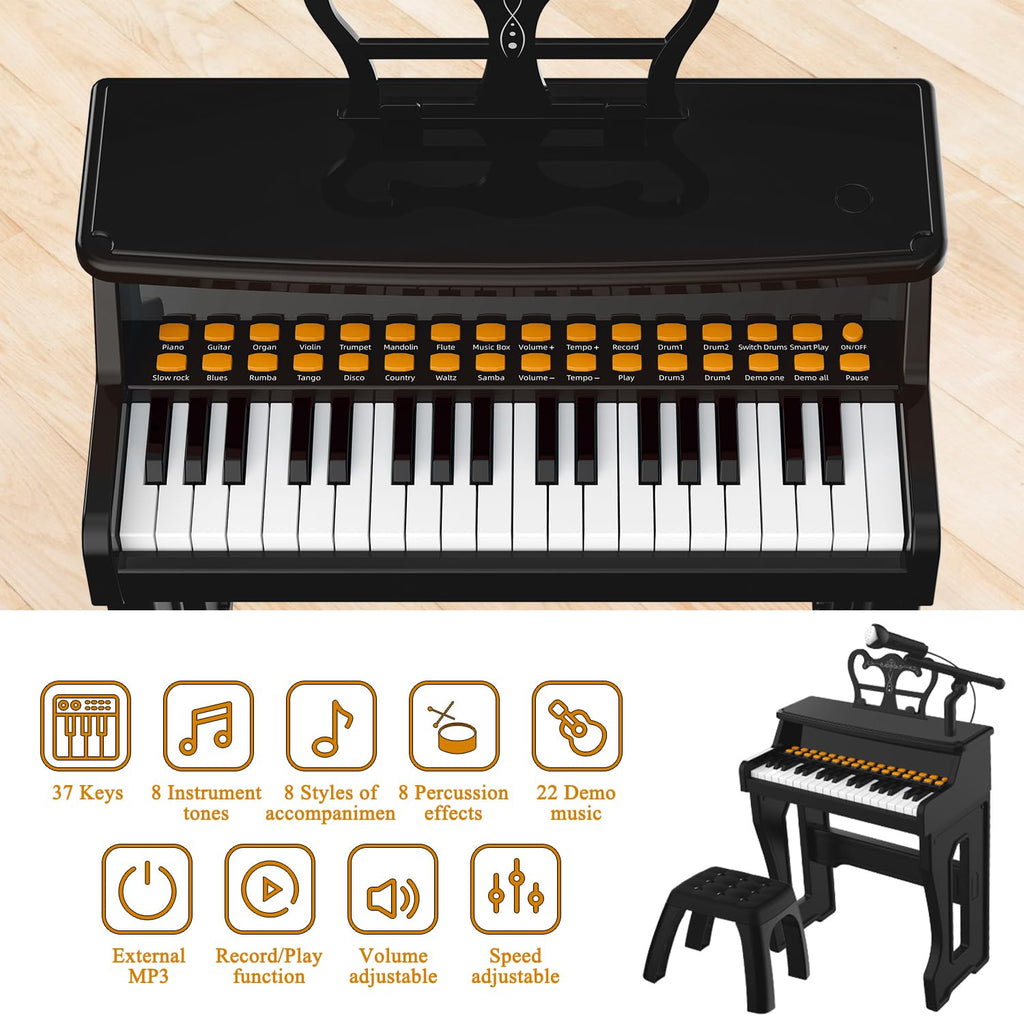Dollox electronic toddler musical instrument with the attached singing microphone assembly.