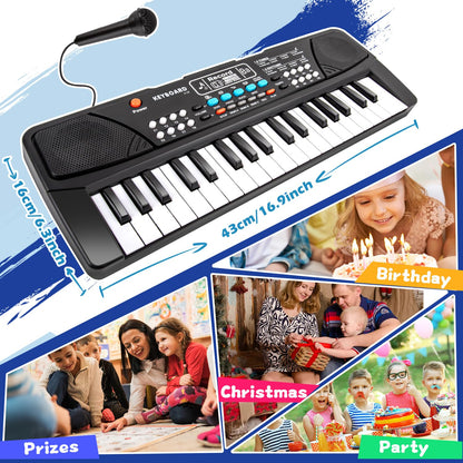 M SANMERSEN portable electronic keyboard top control panel showing rhythm and tone buttons