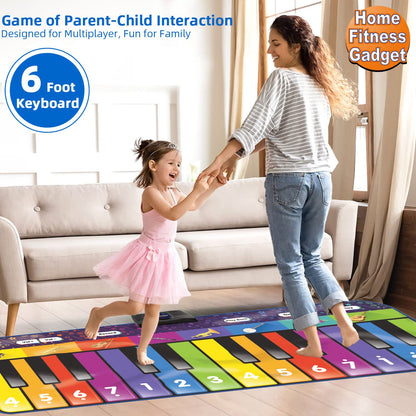 The included color-coded and numbered song booklet alongside the Sunlin musical playmat surface.