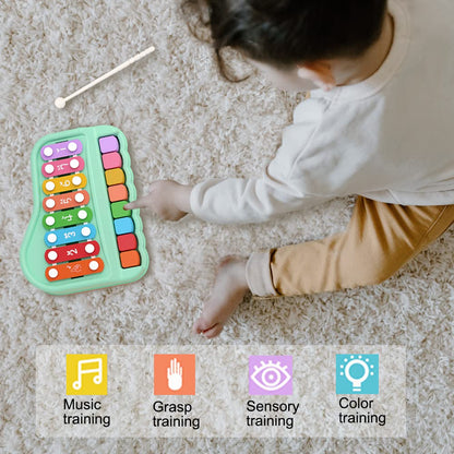 Kidara non toxic child safe 2 in 1 musical instrument top view angled