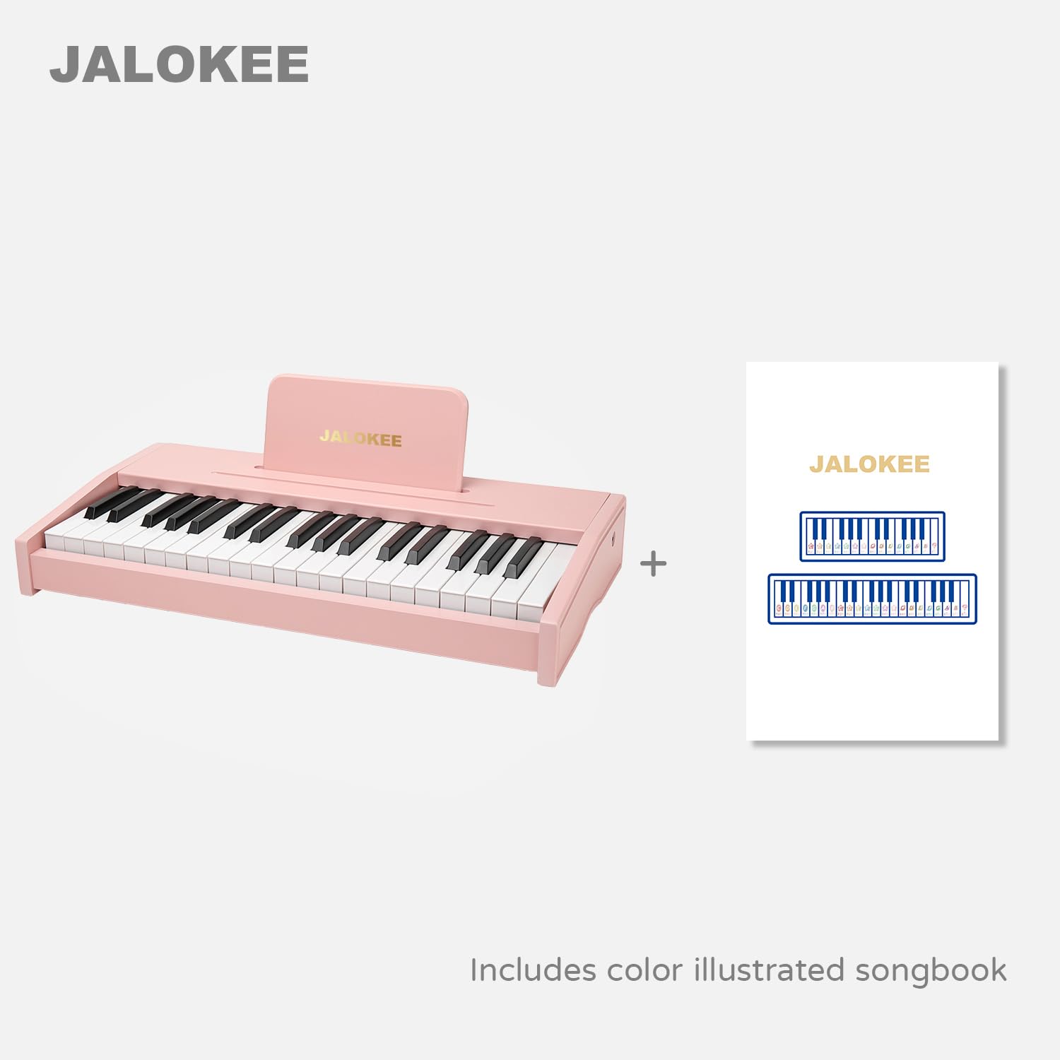Premium wooden miniature digital piano for toddlers with songbook accessory