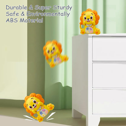 PYYCZA interactive toddler gift package illustrating the colorful lion design for sensory development