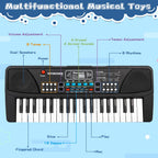 M SANMERSEN beginner music keyboard highlighting the textured wood grain keys styling