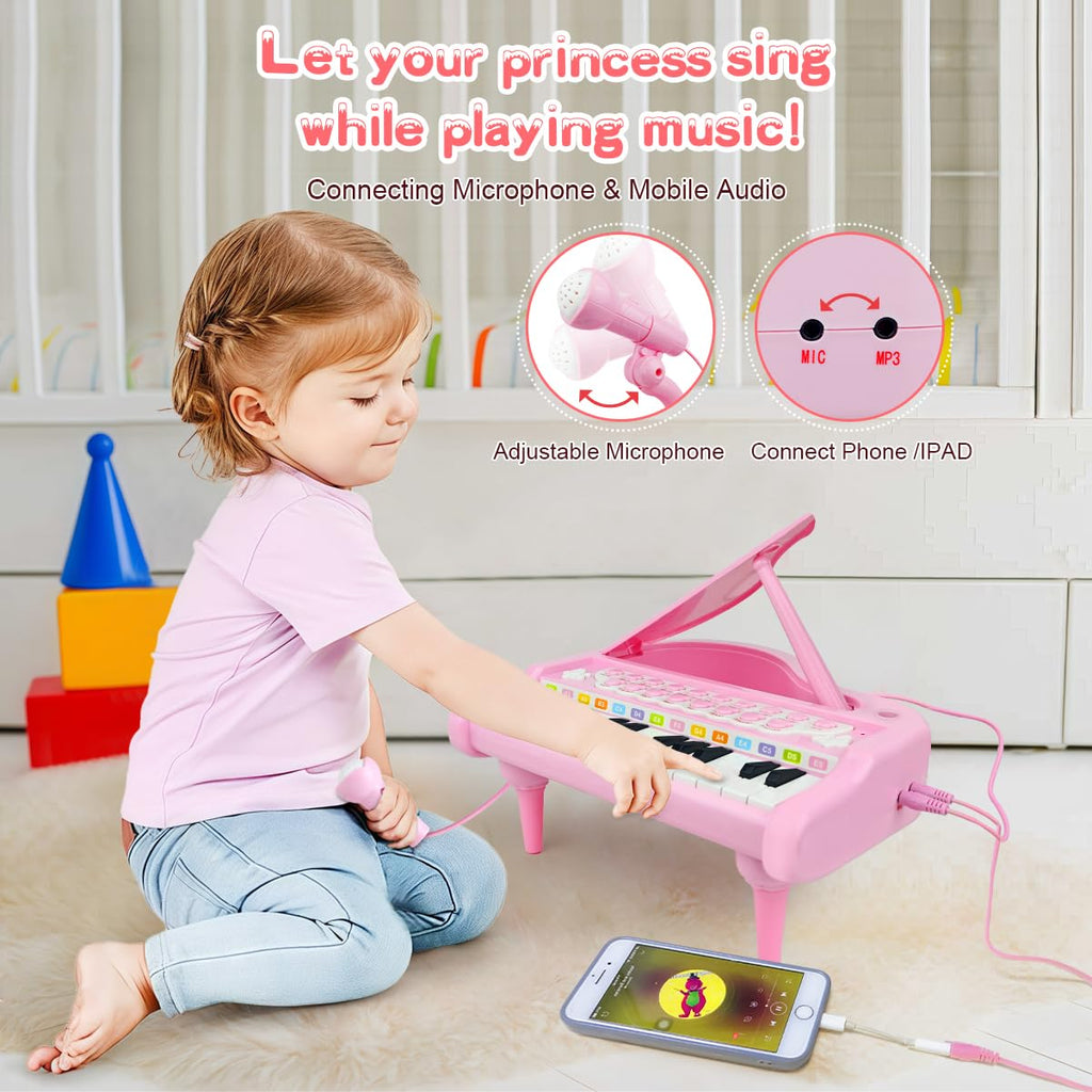 Love And Mini electronic toddler keyboard package with integrated instrument sound buttons