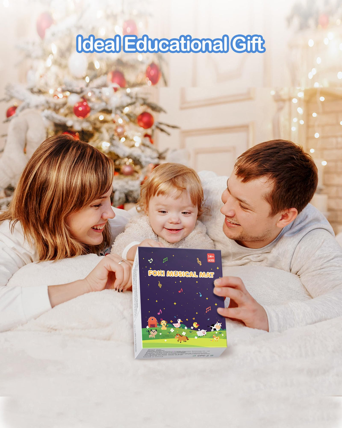 Foki piano mat packaged inside the premium holiday gift box presentation