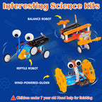 Close-up of the non-toxic plastic components, miniature screwdriver, and gear wheels included in the package.