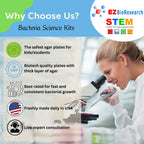 Digital science fair project guide cover displaying award winning experimental setups for microbiology