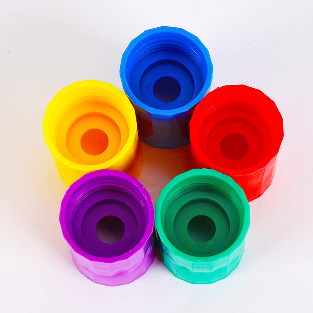 Airtight threaded cyclone bottle connector kit for interactive student physics learning