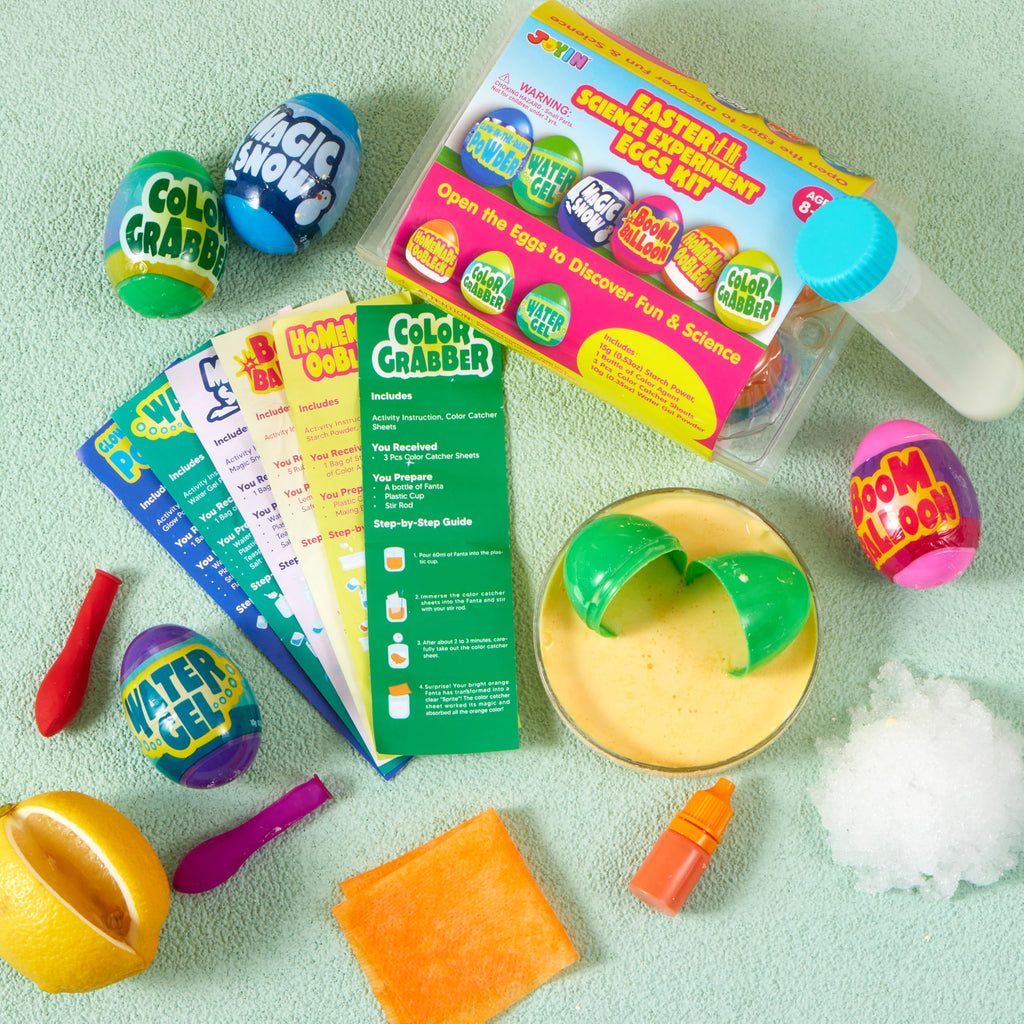 Premium imported product packaging showing starch powder and color catcher sheets