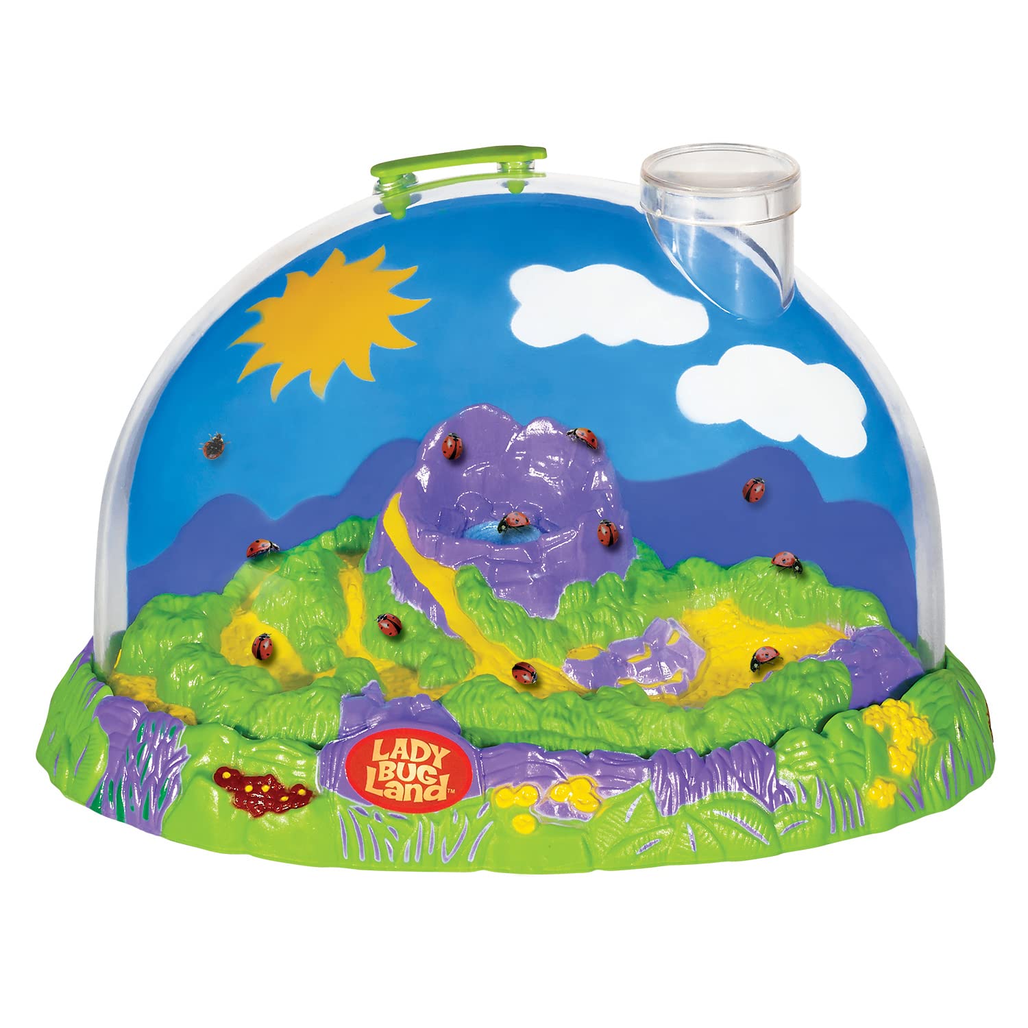 Insect Lore Ladybug Land packaging showing children observing the biological metamorphosis process