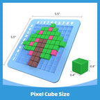 Authentic USA imported children learning puzzle board with progressive logic challenges.