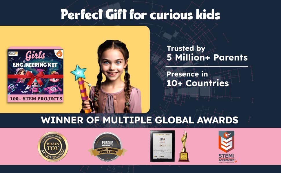 Complete array of fifty individual pieces inside the imported premium learning kit container