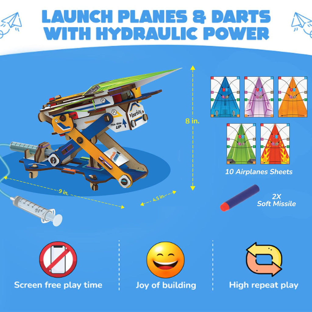 Children assembling the Smartivity sustainable wood educational building kit step by step