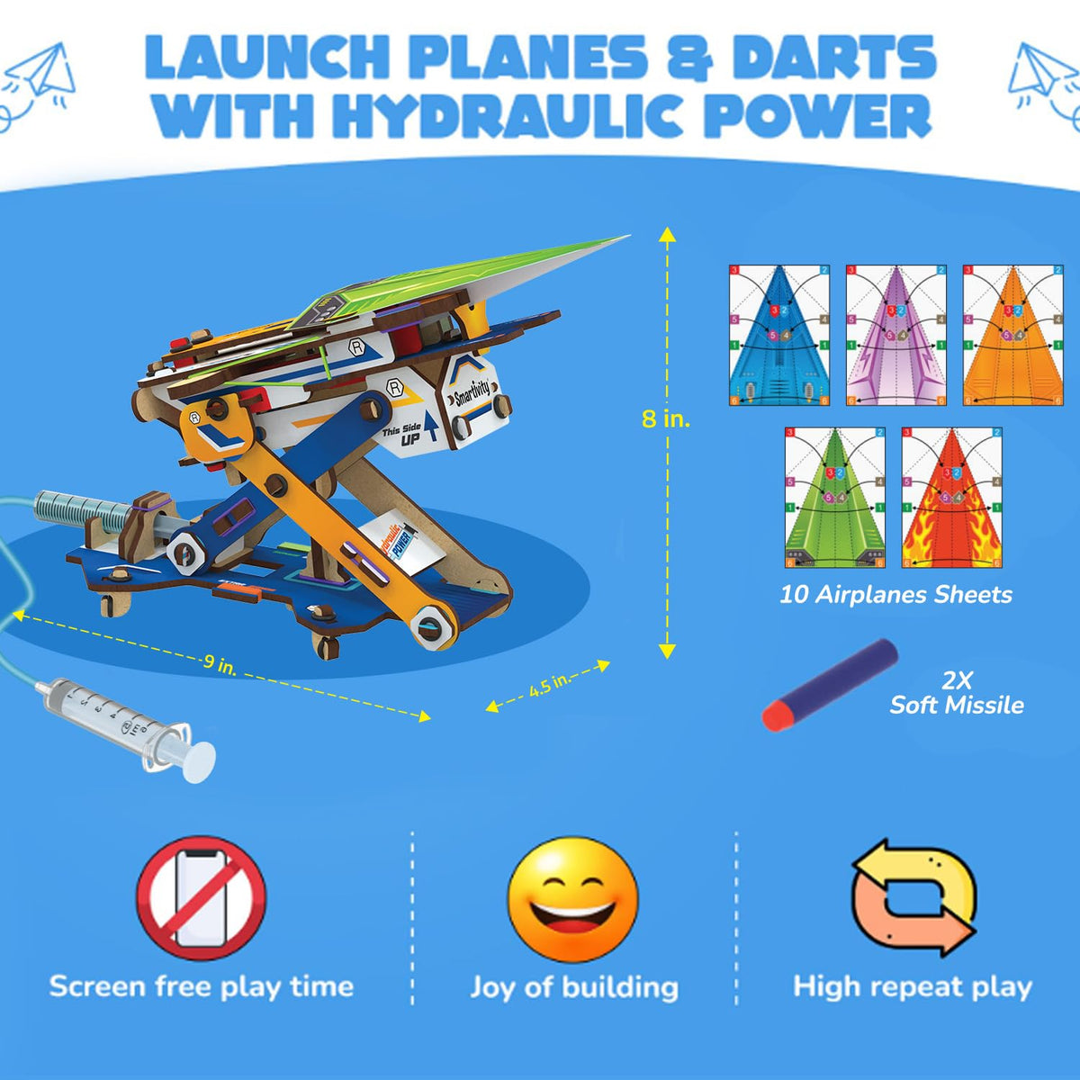 Children assembling the Smartivity sustainable wood educational building kit step by step