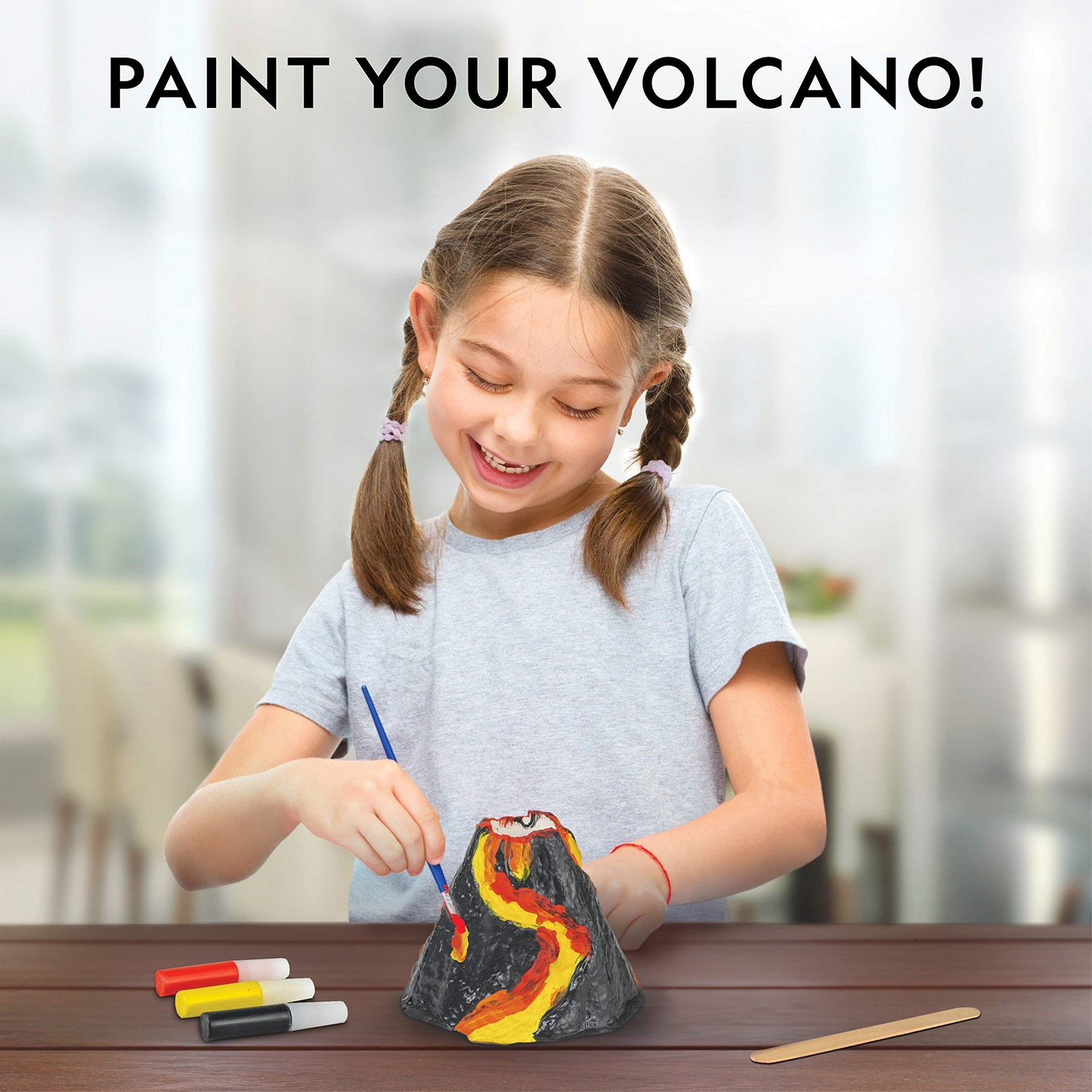 Full color earth science learning guide filled with volcano facts.