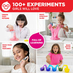 Educational science experiment kit with step by step illustrated instruction manual
