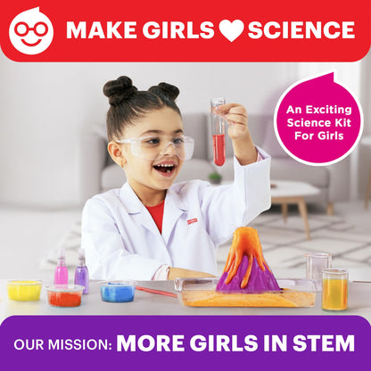 Doctor Jupiter Girls First Science Kit open box showing beakers and flasks