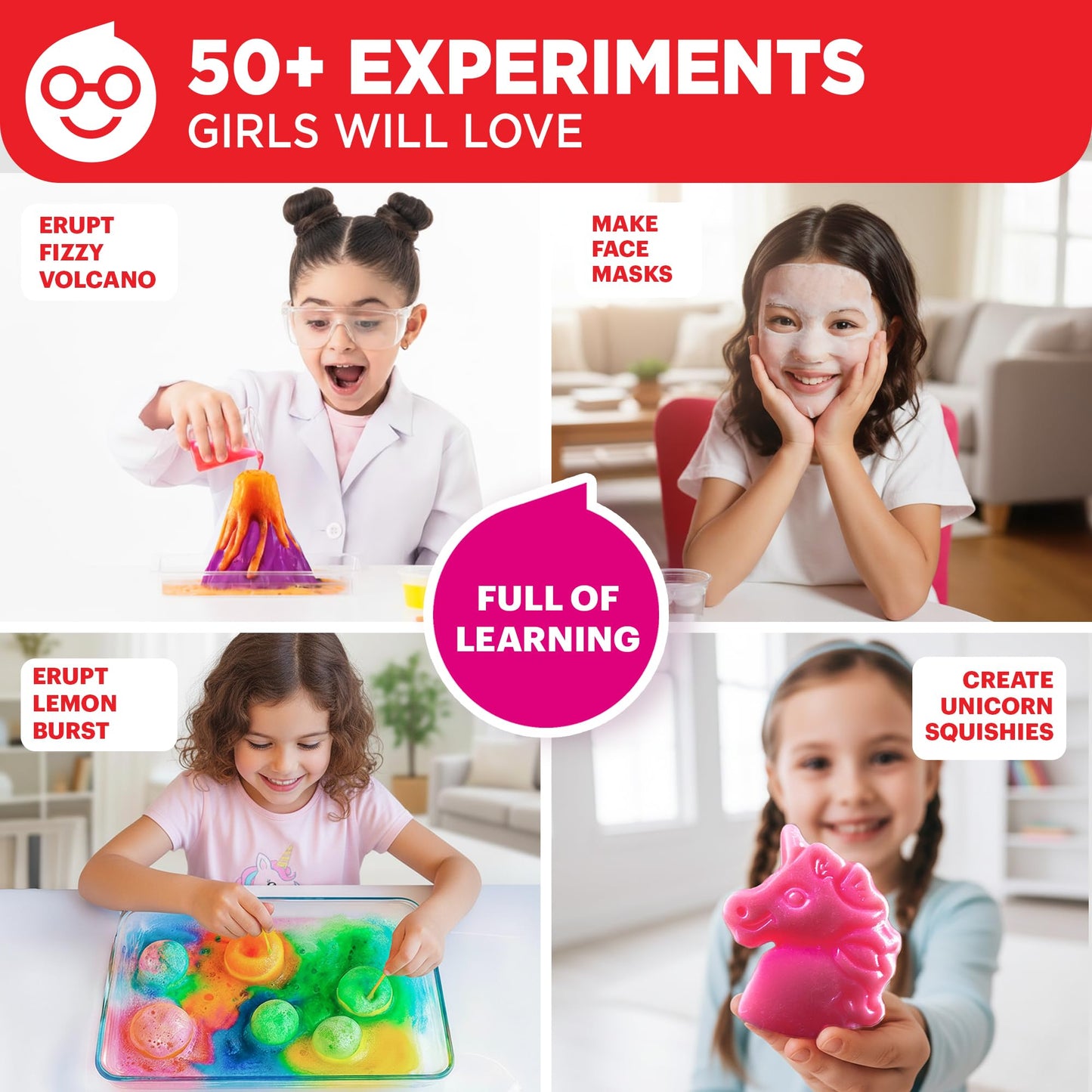 Doctor Jupiter Girls First Science Kit illustrated step by step manual
