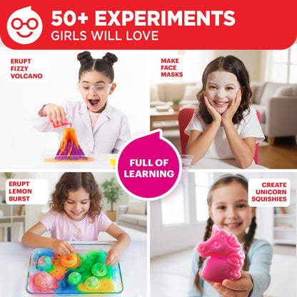 Doctor Jupiter Girls First Science Kit illustrated step by step manual