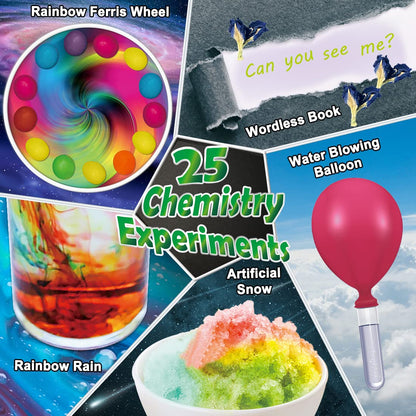 Erupting volcano activity and crystal growing materials from the UNGLINGA science toy