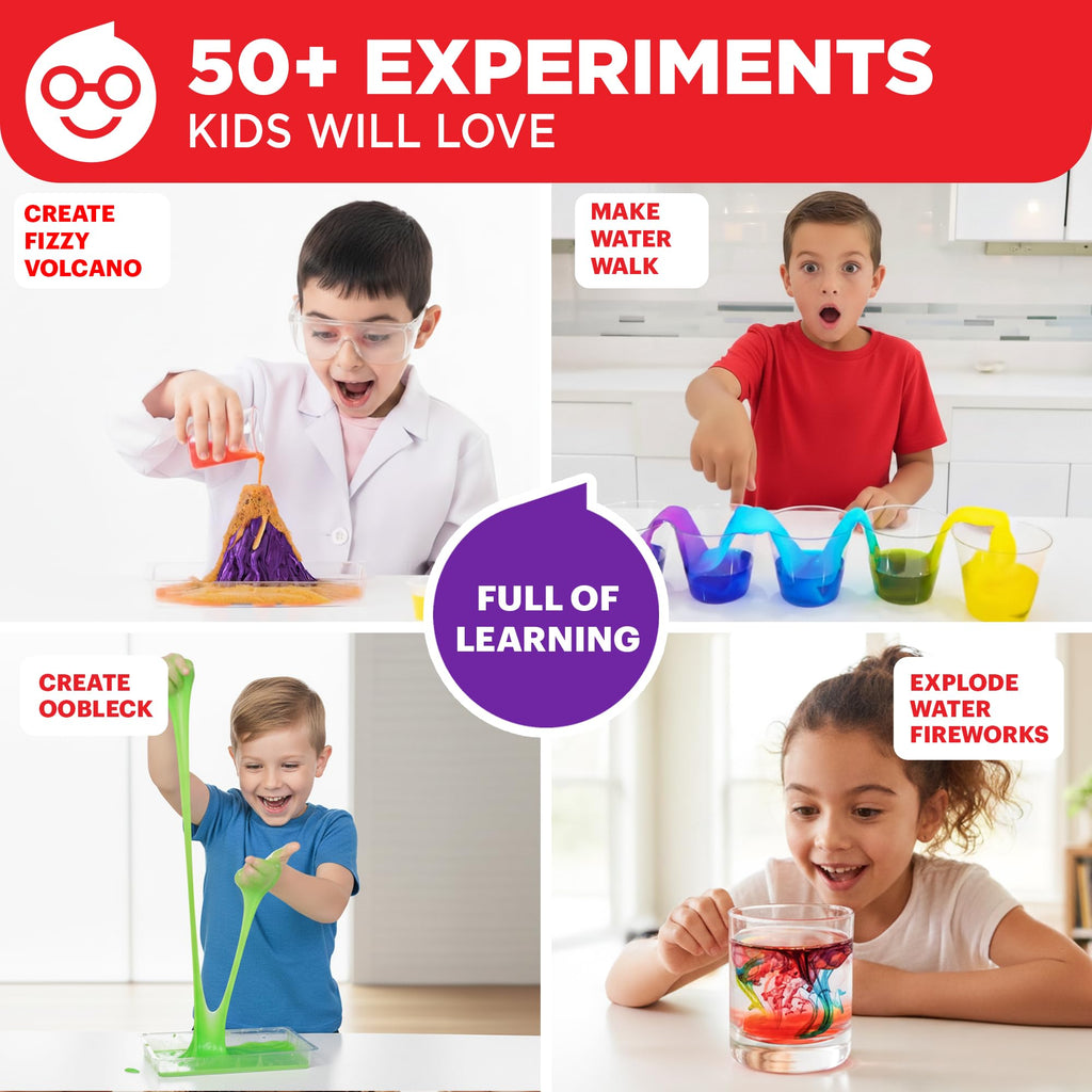 Step-by-step illustrated instruction manual included in the Doctor Jupiter starter science kit.