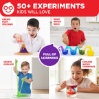 Step-by-step illustrated instruction manual included in the Doctor Jupiter starter science kit.