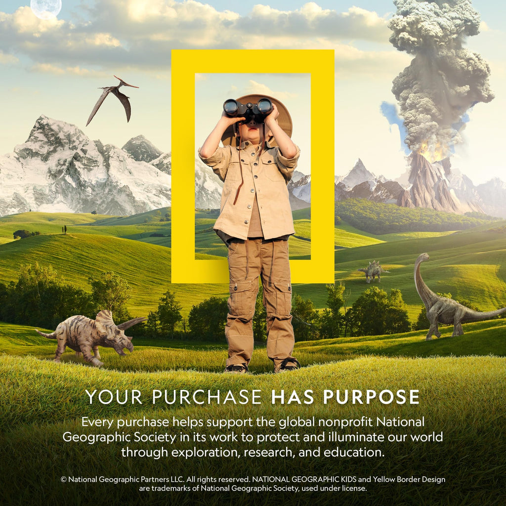 National Geographic gross science project kit contents displaying safety glasses and laboratory accessories