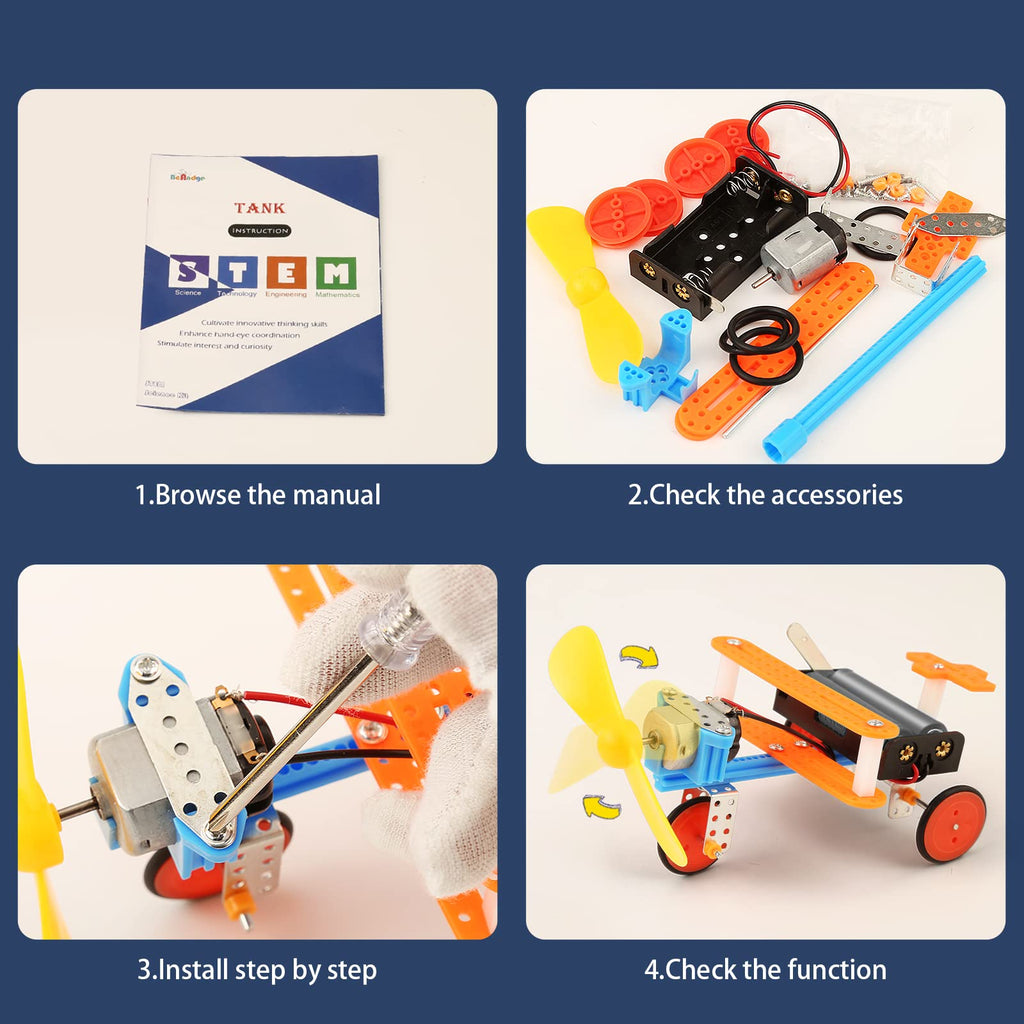 Wind-powered truck craft model constructed from the imported BeAndge science activities kit