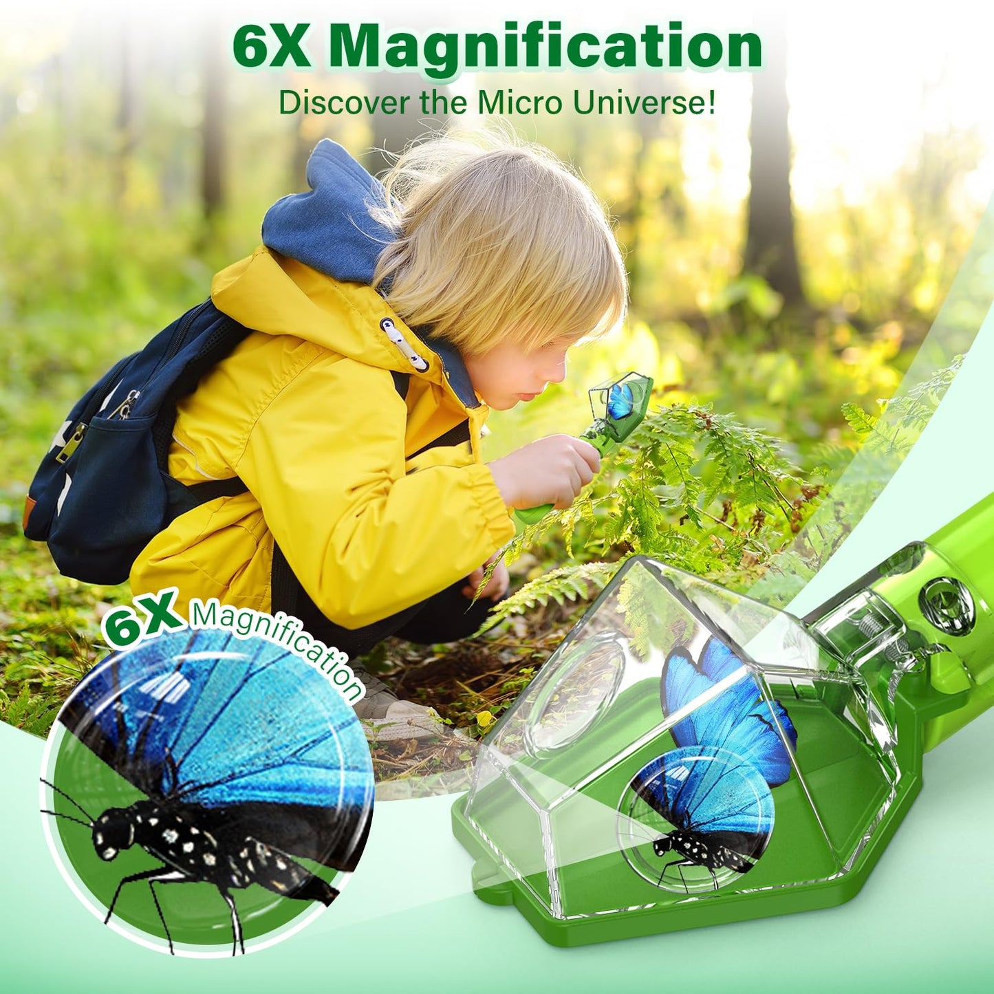 Durable shatterproof acrylic design of the green educational STEM toy