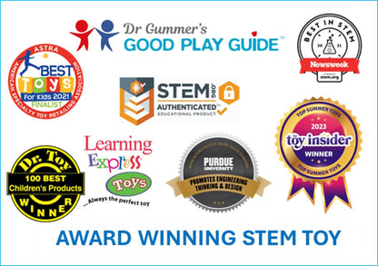 The National Parenting Center Seal of Approval logo featured on the authentic Elenco educational kit box.