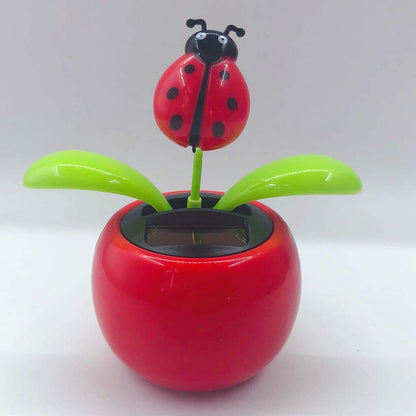 Taotenish solar dancing flower ladybug packaged unit displaying eco friendly construction details