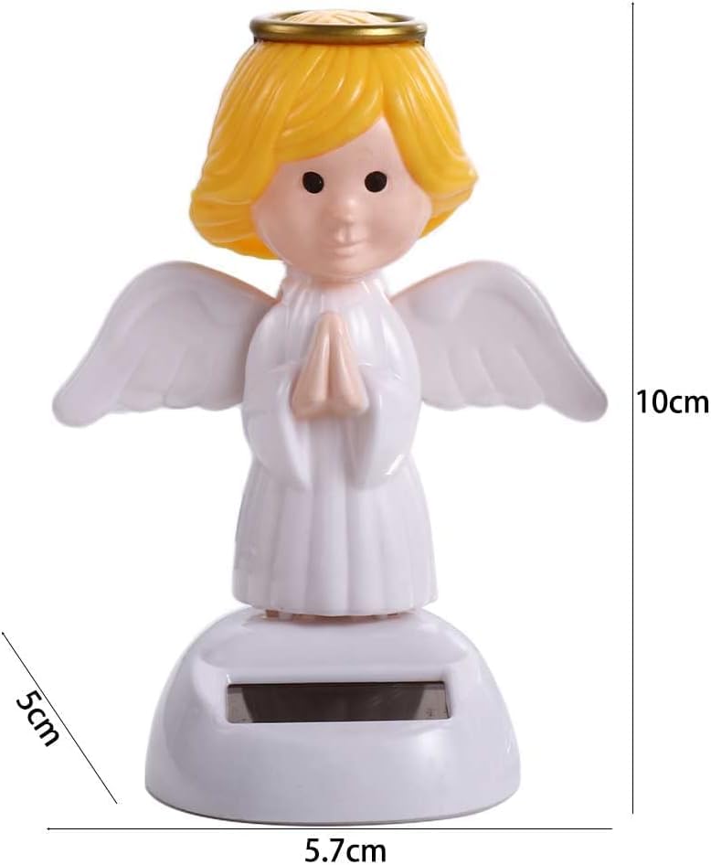 Galyacht automotive interior angel figurine swaying in natural sunlight