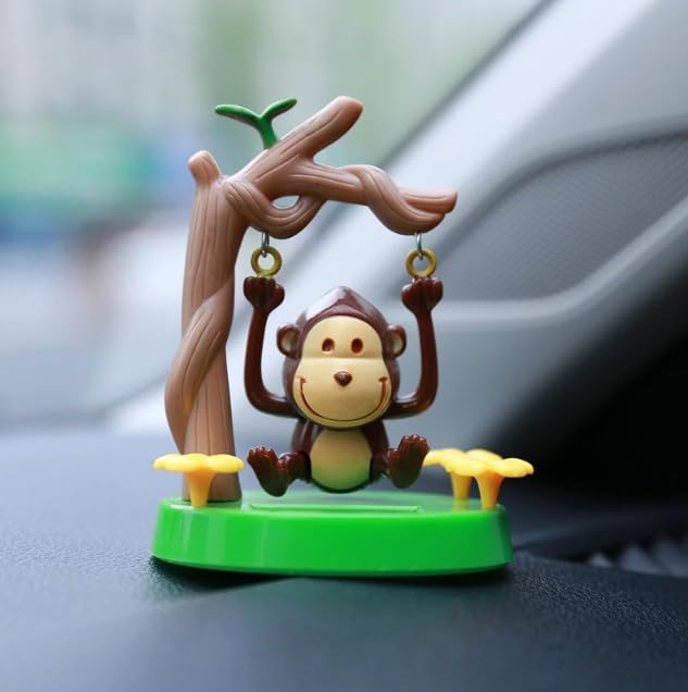 Pluzmecalm plastic solar animal ornament for office desk and windowsill
