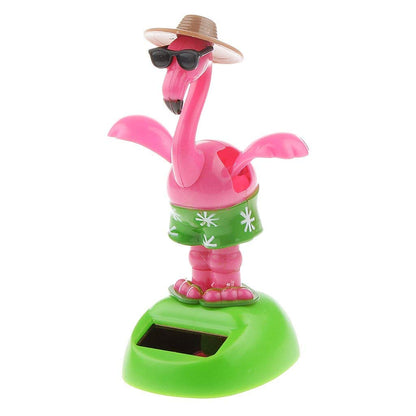 Kodoria solar animal figurines showing integrated solar panels on base