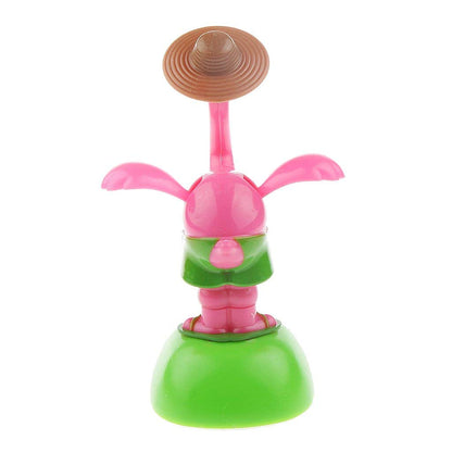 Kodoria dancing cactus ornament wearing a miniature yellow sombrero hat
