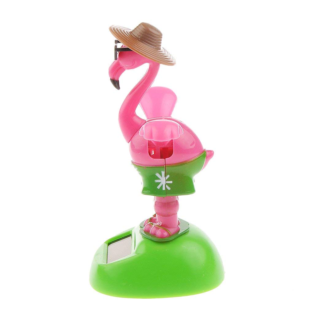 Kodoria dancing crane flamingo doll wearing stylish black sunglasses