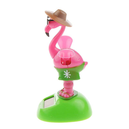 Kodoria dancing crane flamingo doll wearing stylish black sunglasses