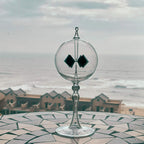 DORAMI executive desk toy solar radiometer spinning in natural light