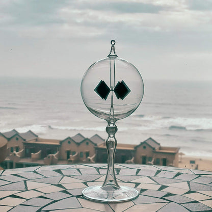 DORAMI executive desk toy solar radiometer spinning in natural light